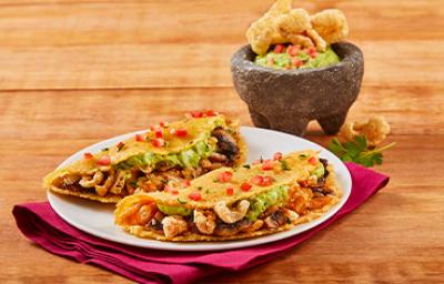 Tacos rellenos de chicharrón. Cómo hacer chicharrón crujiente