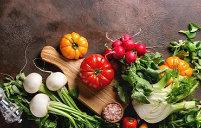 Variedad de verduras frescas, hinojo Variedad de verduras frescas, hinojo