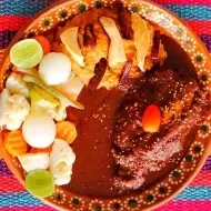 Plato de desayuno mexicano 