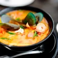sopa de langostinas de la región pacifica Auténticos platos típicos de la región pacifica de Colombia