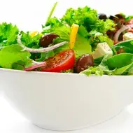 Las verduras son alimentos con fibra.