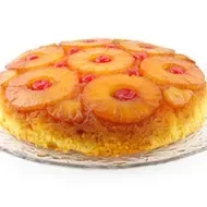 Un postre de piña.
