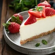 Cheesecake de fresas.