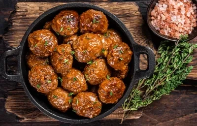 albondigas de carne con queso