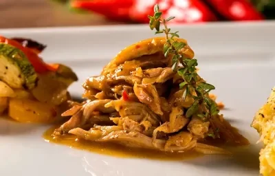 Tiras de pollo con hierbas y limón Tiras de pollo con hierbas y limón