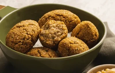 Quibbes de garbanzo y quinoa Quibbes de garbanzo y quinoa