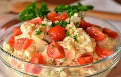 ensalada navideña de papa ensalada navideña de papa