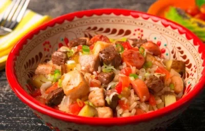 Deliciosa receta de arroz atollado Deliciosa receta de arroz atollado