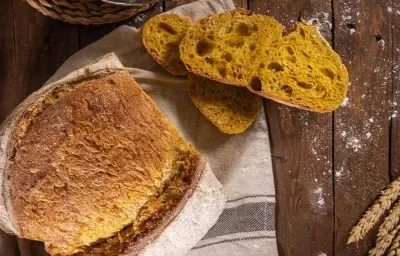 Receta de pan con cúrcuma y jengibre