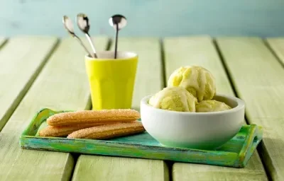 Helado de aguacate