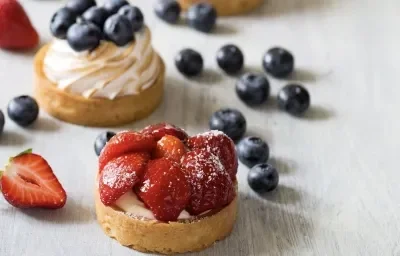 Torticas con frutos rojos