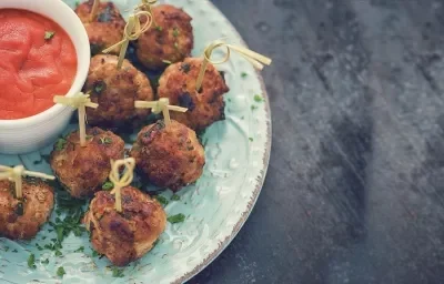 Albóndigas veggie Albóndigas veggie