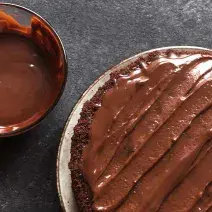 Receta torta de chía y linaza con chocolate
