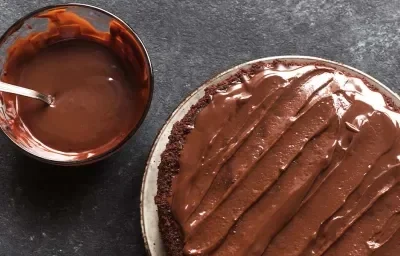 Receta torta de chía y linaza con chocolate