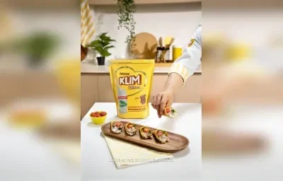 CONO DE CHAMPIÑONES CON BECHAMEL DE LECHE EN POLVO KLIM® (RECETA VEGETARIANA)