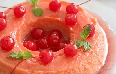 Flan de Cherries Flan de Cherries