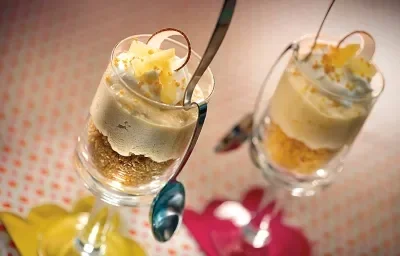 Mousse de Piña Colada Mousse de Piña Colada