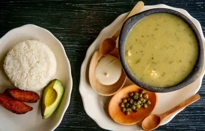 Ajiaco vegetariano Ajiaco vegetariano