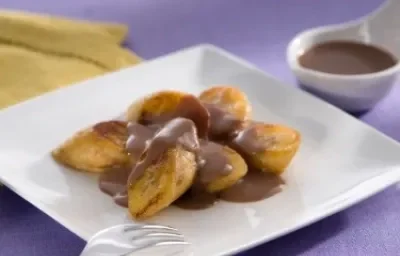 Bananos caramelizados con NUTREN Bananos caramelizados con NUTREN