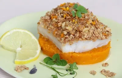 FILETE DE SALMÓN CON PURÉ DE PAPA