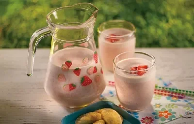 Batida de Fresa y Batata Batida de Fresa y Batata