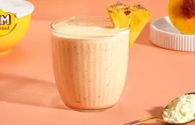 Frappé de durazno Frappé de durazno