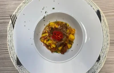 Ceviche de chicharrón Ceviche de chicharrón