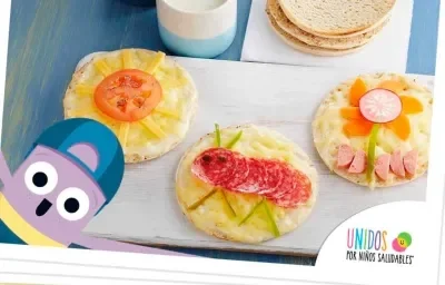 Minipizzas divertidas Minipizzas divertidas