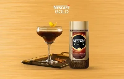 Coctel cítrico de café y naranja Coctel cítrico de café y naranja