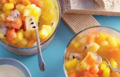 SALPICÓN TROPICAL CON NESTEA NARANJA SALPICÓN TROPICAL CON NESTEA NARANJA