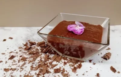 Tarta fría de chocolate y ahuyama con cáscara Tarta fría de chocolate y ahuyama con cáscara