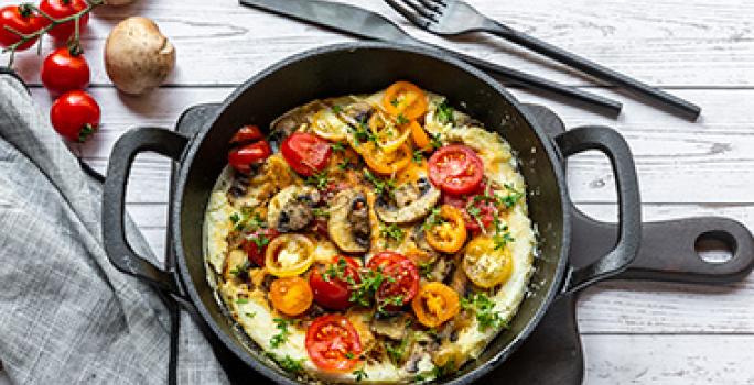 Omelette con verduras alimentación balanceada Omelette con verduras alimentación balanceada