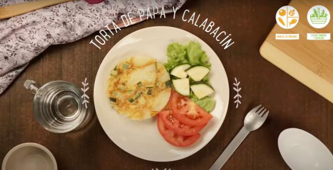 Torta de papa y calabacín