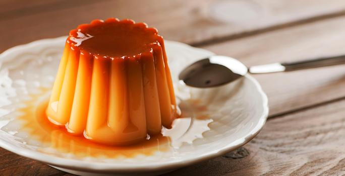 Flan de vainilla