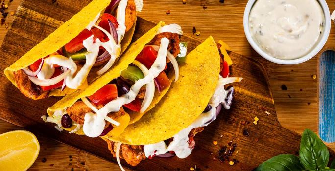 Espeluznantes tacos mirones con calabaza