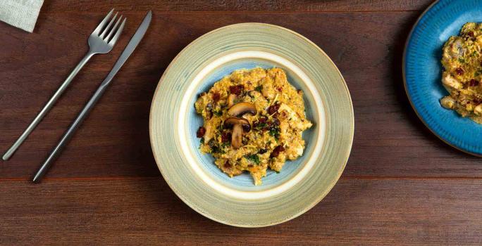 Risotto de quinoa y champiñones