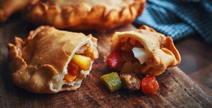 Receta fácil y rápida de empanada de vegetales y chía