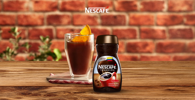 Naranjada nescafe