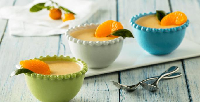 Pannacotta de mandarina