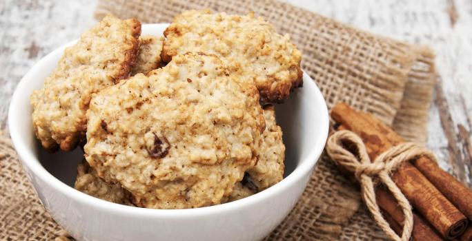 Galletas de leche condensada, avena y banano