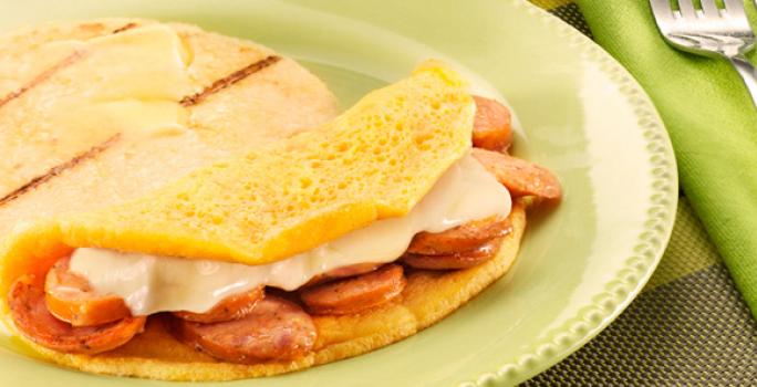 OMELETTE PAIPA ACOMPAÑADO CON MILO® CALIENTE