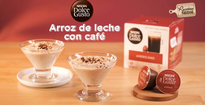 Arroz de leche con café