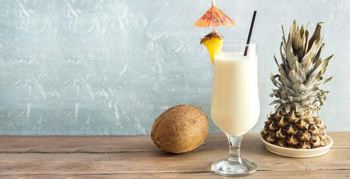 Receta de batido de coco, vainilla y piña