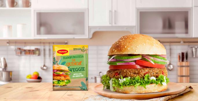 Hamburguesa de Quinoa Veggie