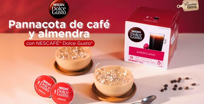Pannacota de café y almendra con NESCAFÉ® Dolce Gusto®
