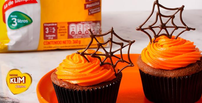 Cup cake de Chocolate para Halloween