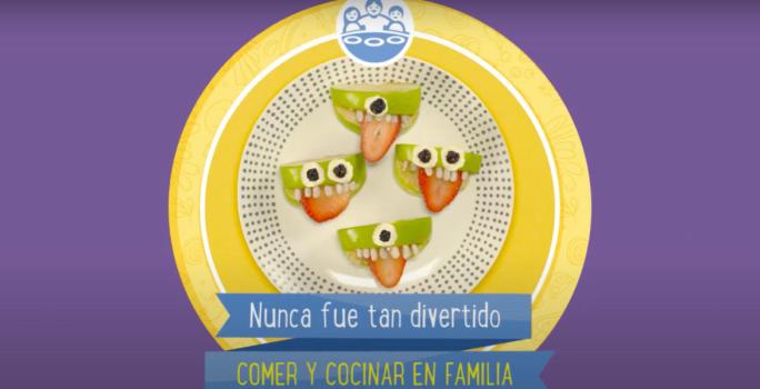 Dientes de manzana espeluznantes
