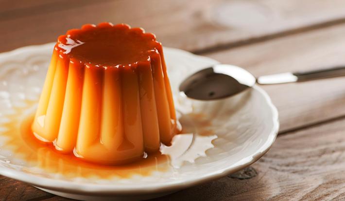 Flan de vainilla