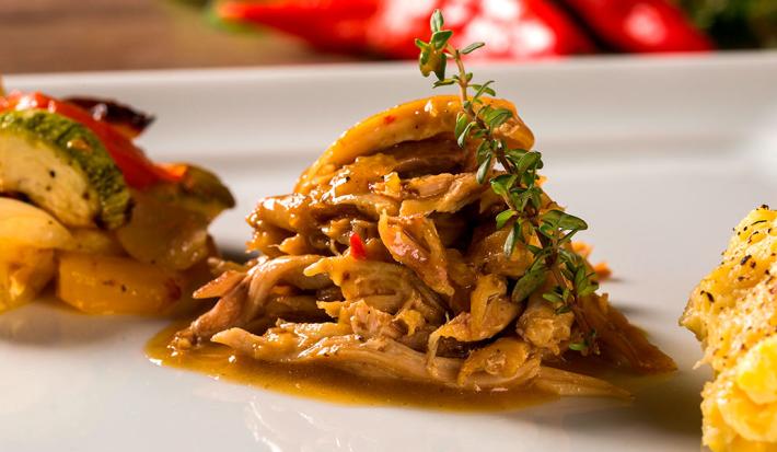 Tiras de pollo con hierbas y limón