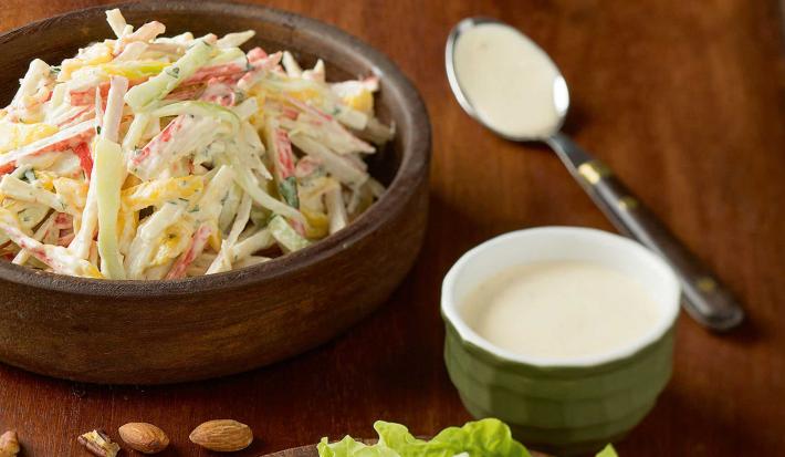 Ensalada de palmitos pepino y mango Ensalada de palmitos pepino y mango